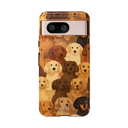 noolly Puppy Parade Dachshund Tough Phone Case