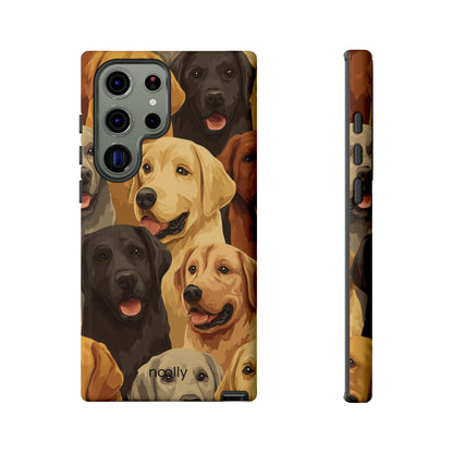 noolly Puppy Parade Labrador Retriever Tough Phone Case