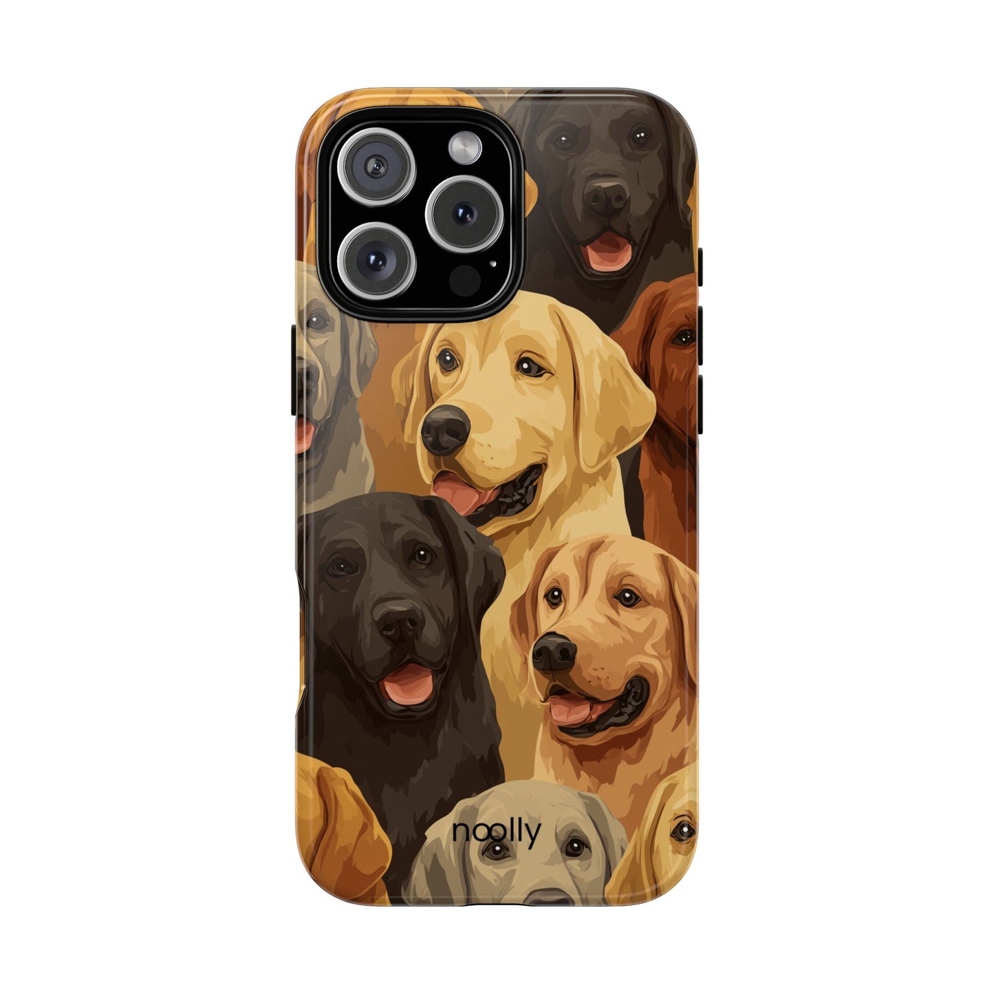 noolly Puppy Parade Labrador Retriever Tough Phone Case