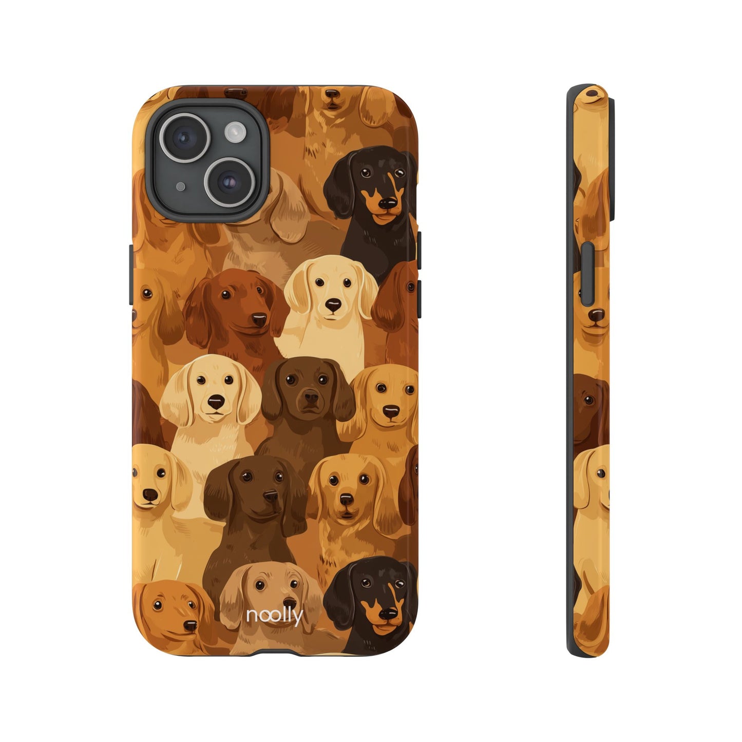 noolly Puppy Parade Dachshund Tough Phone Case