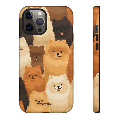 noolly Puppy Parade Pomeranian Tough Phone Case