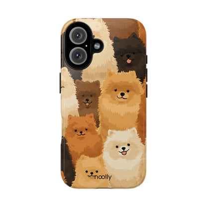 noolly Puppy Parade Pomeranian Tough Phone Case