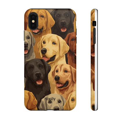 noolly Puppy Parade Labrador Retriever Tough Phone Case