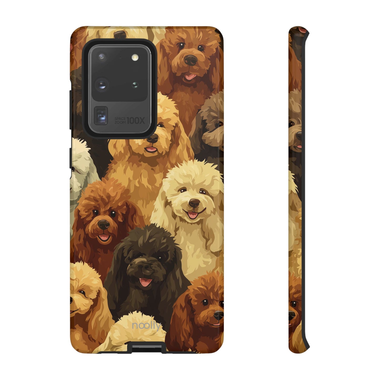 noolly Puppy Parade Poodle Tough Phone Case