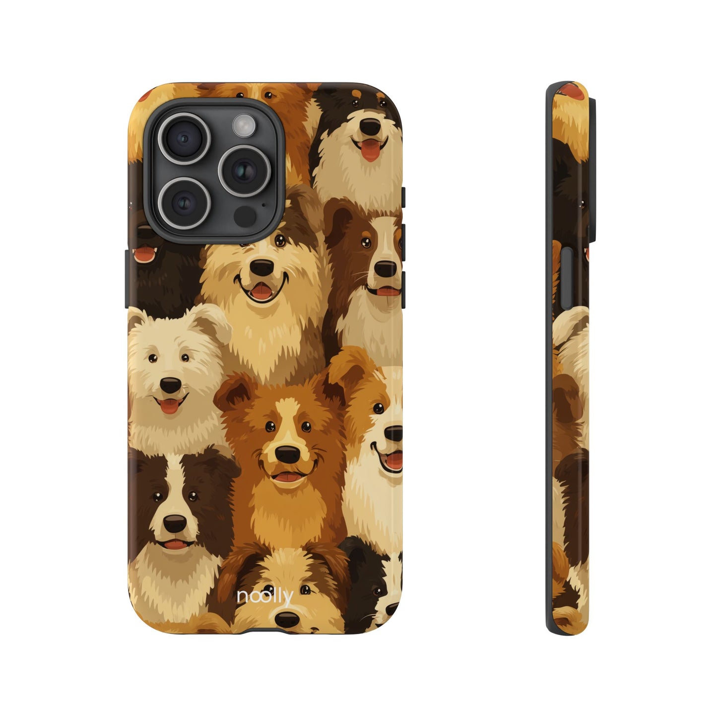 noolly Puppy Parade Border Collie Tough Phone Case