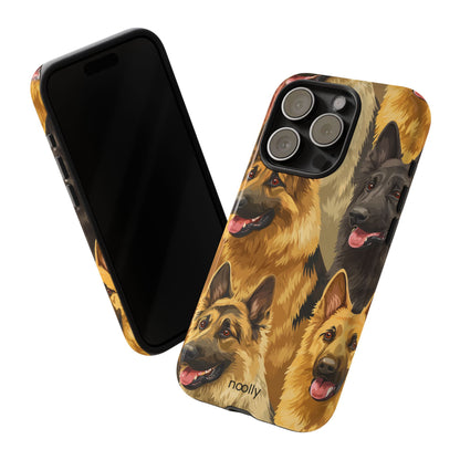 noolly Puppy Parade German Shepherd Tough Phone Case