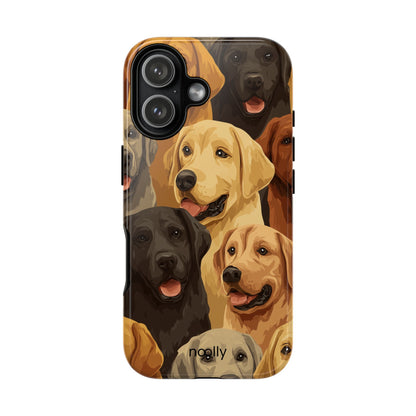 noolly Puppy Parade Labrador Retriever Tough Phone Case