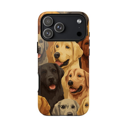 noolly Puppy Parade Labrador Retriever Tough Phone Case
