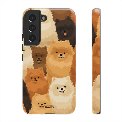 noolly Puppy Parade Pomeranian Tough Phone Case