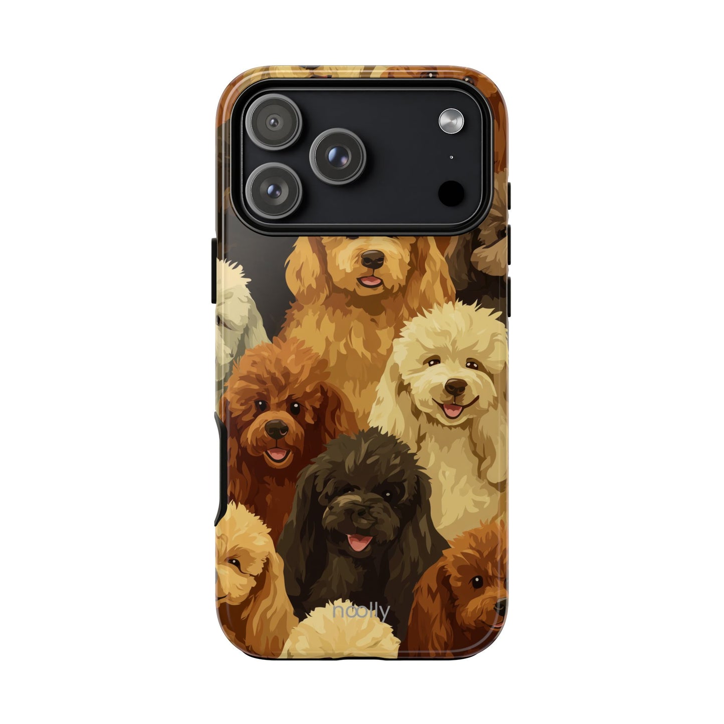 noolly Puppy Parade Poodle Tough Phone Case