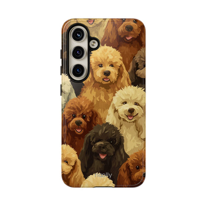 noolly Puppy Parade Poodle Tough Phone Case