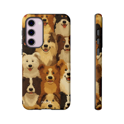 noolly Puppy Parade Border Collie Tough Phone Case