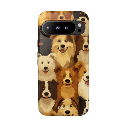 noolly Puppy Parade Border Collie Tough Phone Case