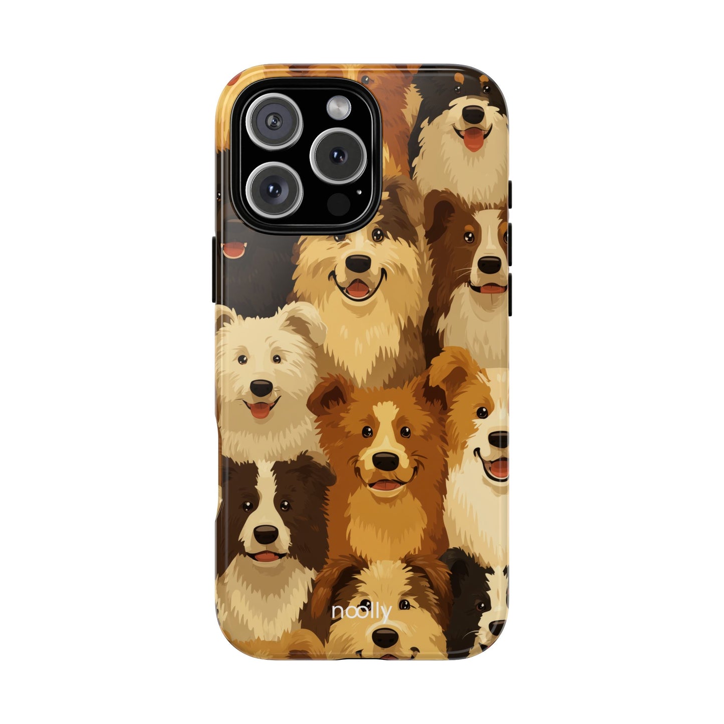 noolly Puppy Parade Border Collie Tough Phone Case