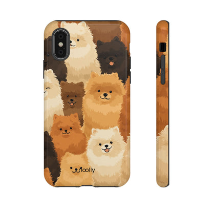 noolly Puppy Parade Pomeranian Tough Phone Case