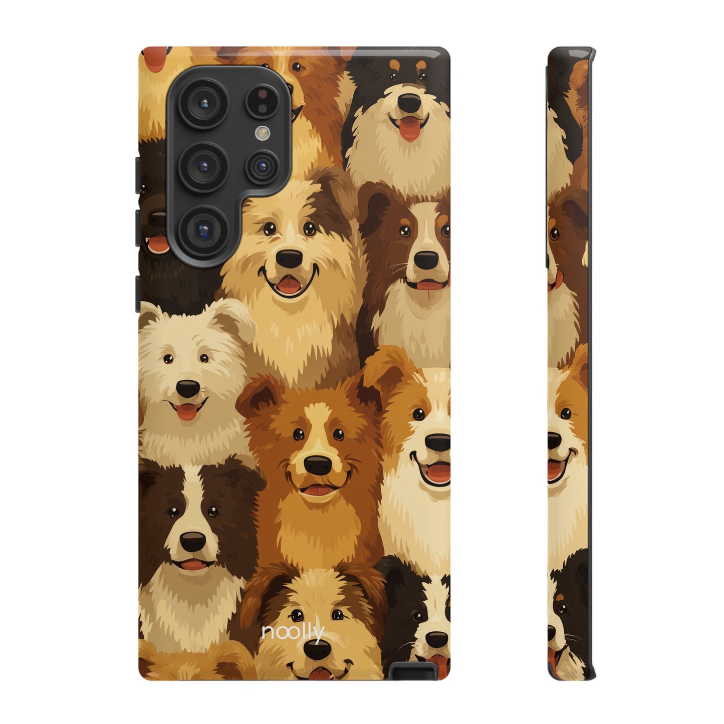 noolly Puppy Parade Border Collie Tough Phone Case