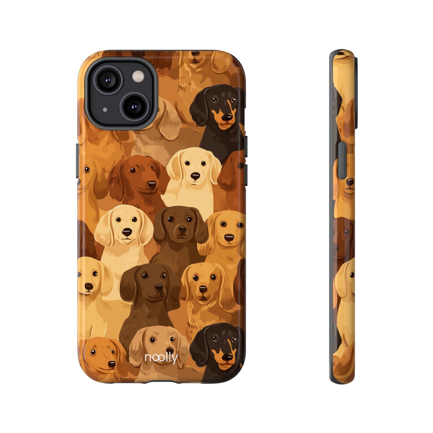 noolly Puppy Parade Dachshund Tough Phone Case