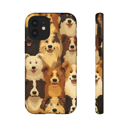 noolly Puppy Parade Border Collie Tough Phone Case