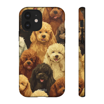 noolly Puppy Parade Poodle Tough Phone Case