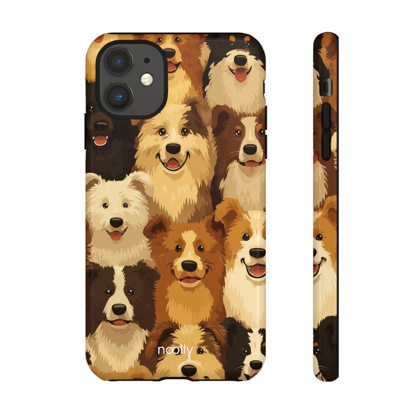 noolly Puppy Parade Border Collie Tough Phone Case
