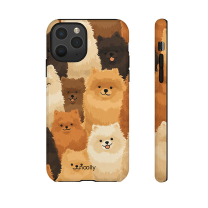 noolly Puppy Parade Pomeranian Tough Phone Case
