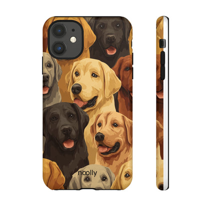 noolly Puppy Parade Labrador Retriever Tough Phone Case