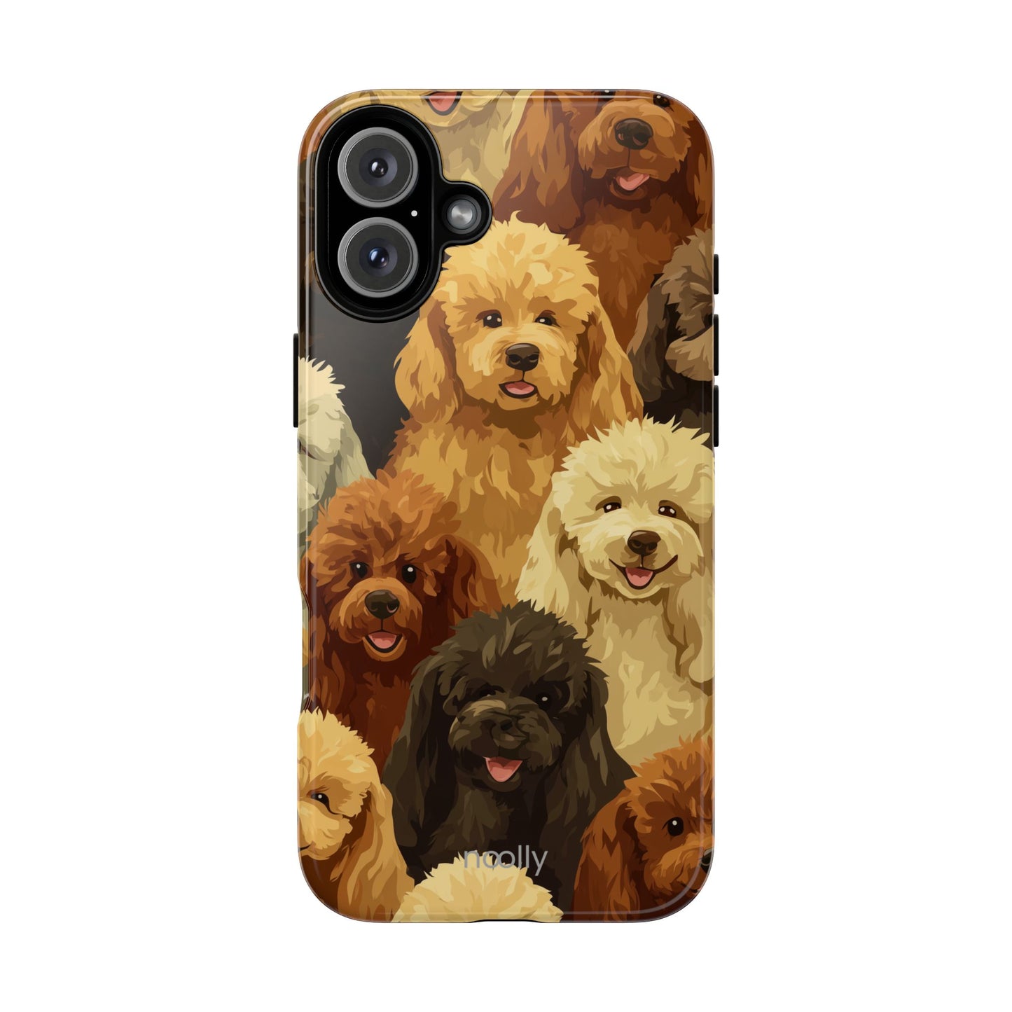 noolly Puppy Parade Poodle Tough Phone Case