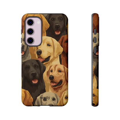 noolly Puppy Parade Labrador Retriever Tough Phone Case