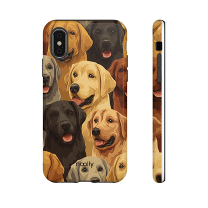 noolly Puppy Parade Labrador Retriever Tough Phone Case