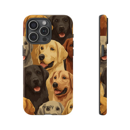 noolly Puppy Parade Labrador Retriever Tough Phone Case