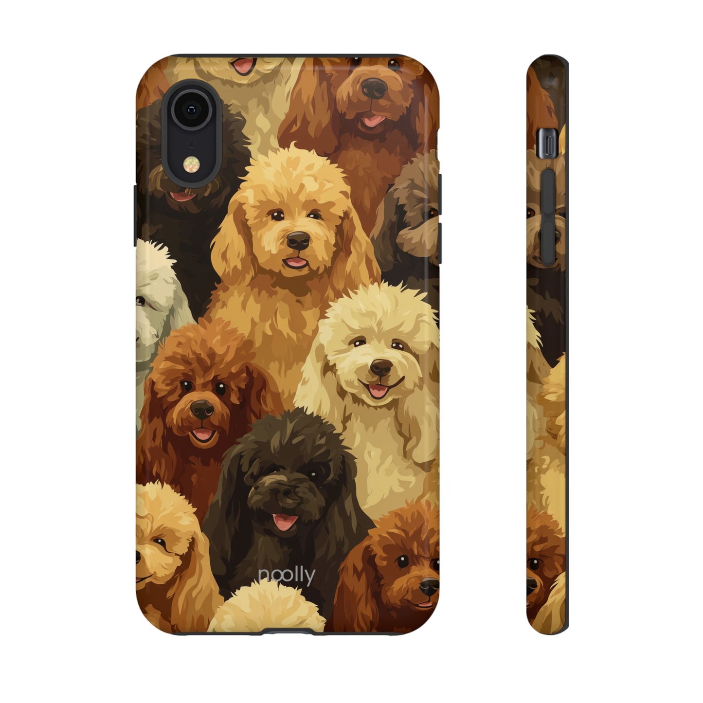 noolly Puppy Parade Poodle Tough Phone Case