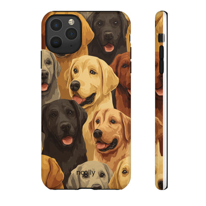 noolly Puppy Parade Labrador Retriever Tough Phone Case