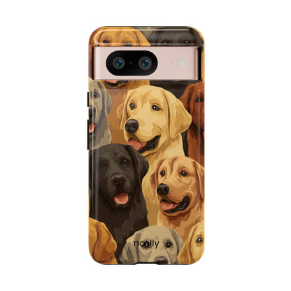 noolly Puppy Parade Labrador Retriever Tough Phone Case