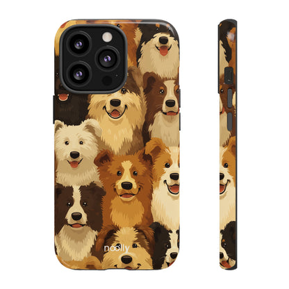 noolly Puppy Parade Border Collie Tough Phone Case