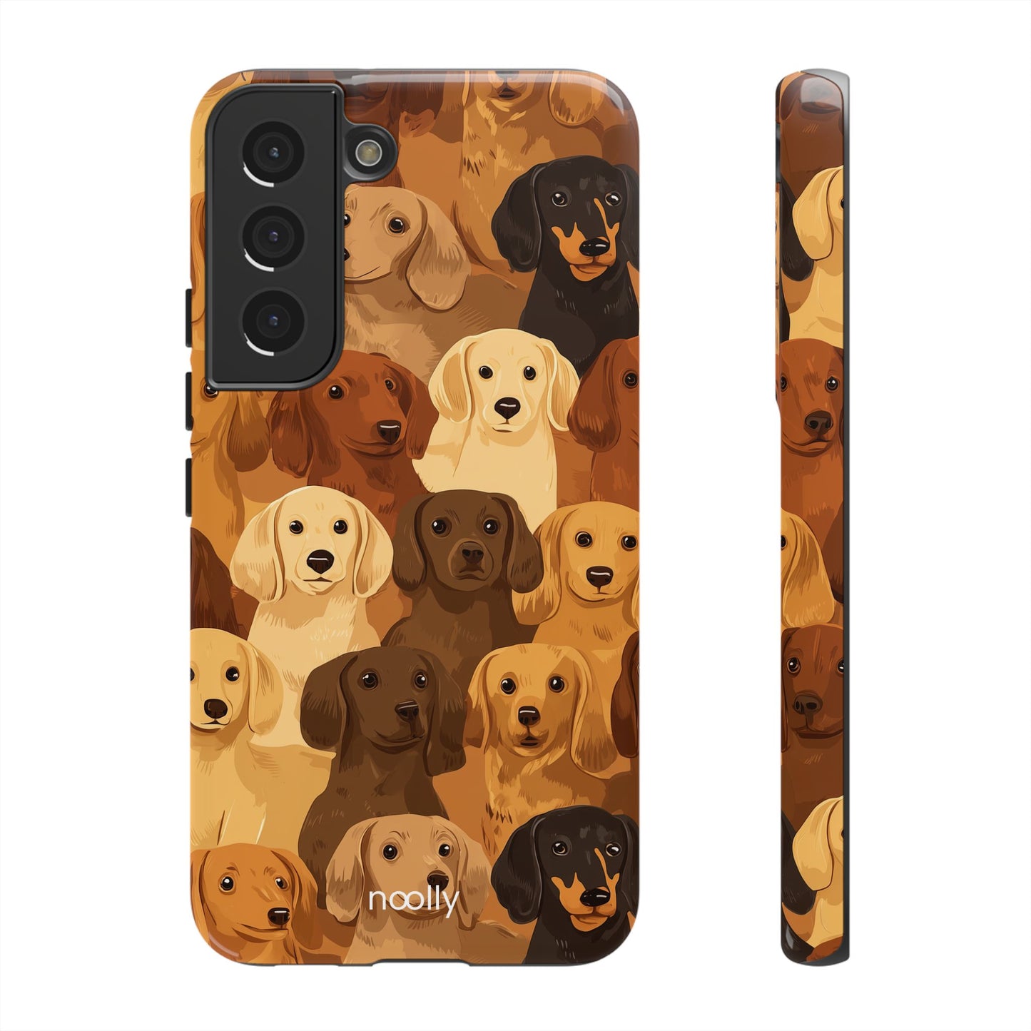 noolly Puppy Parade Dachshund Tough Phone Case