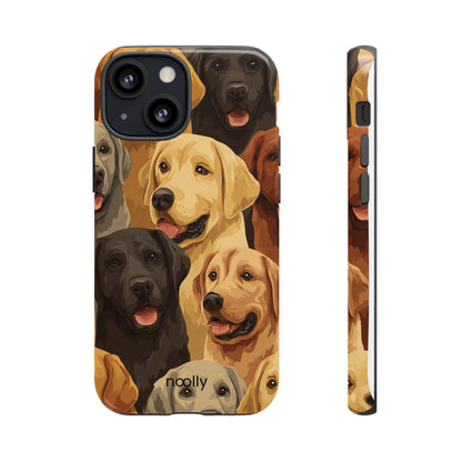 noolly Puppy Parade Labrador Retriever Tough Phone Case