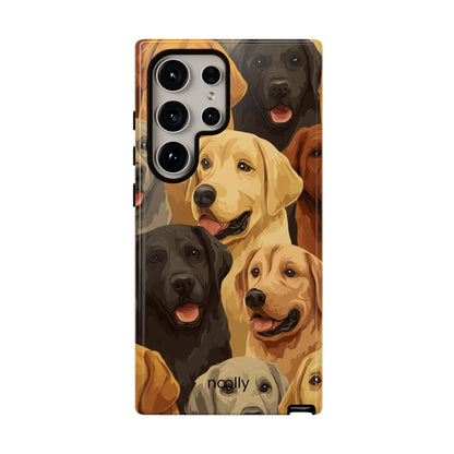 noolly Puppy Parade Labrador Retriever Tough Phone Case