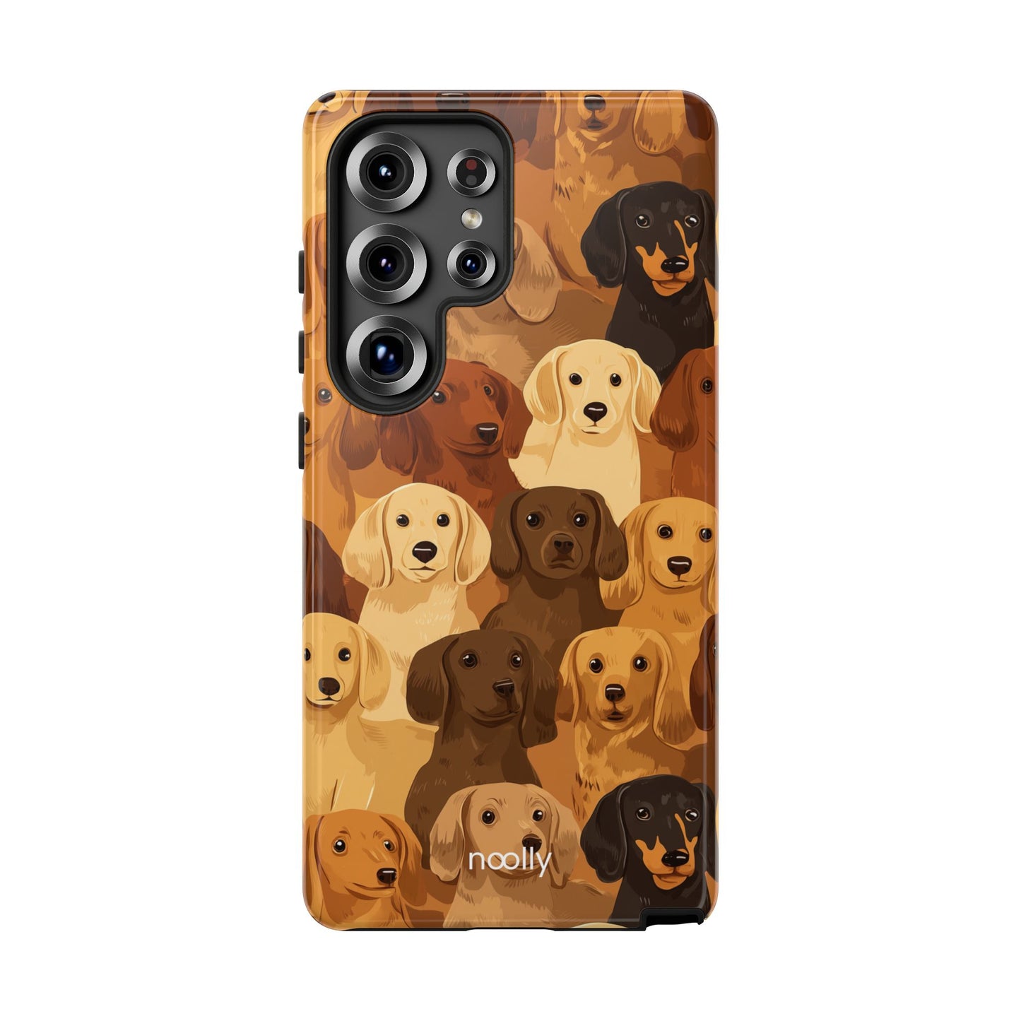 noolly Puppy Parade Dachshund Tough Phone Case
