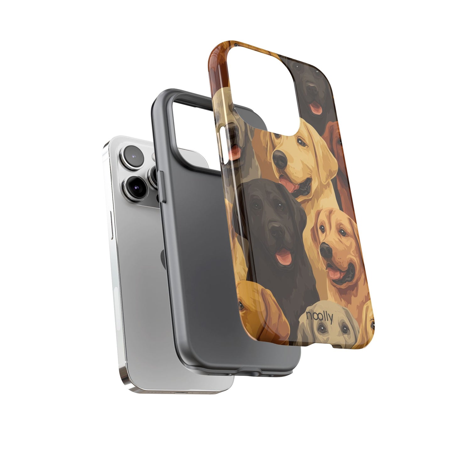 noolly Puppy Parade Labrador Retriever Tough Phone Case