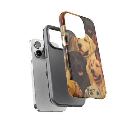 noolly Puppy Parade Labrador Retriever Tough Phone Case