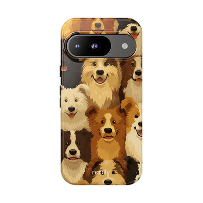 noolly Puppy Parade Border Collie Tough Phone Case