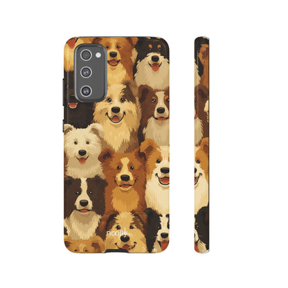 noolly Puppy Parade Border Collie Tough Phone Case