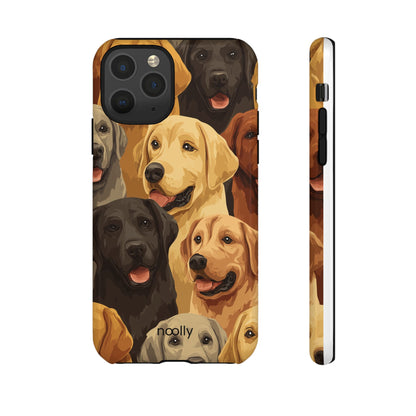 noolly Puppy Parade Labrador Retriever Tough Phone Case
