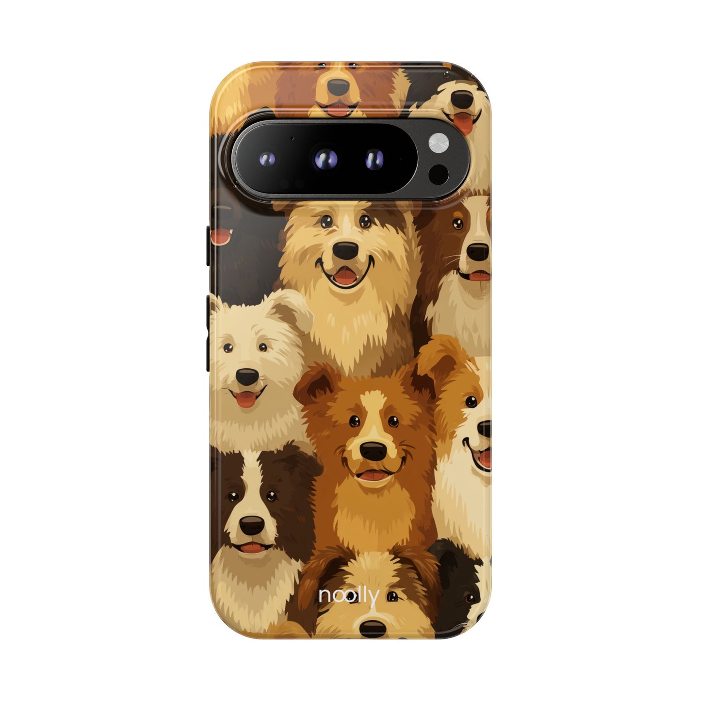 noolly Puppy Parade Border Collie Tough Phone Case