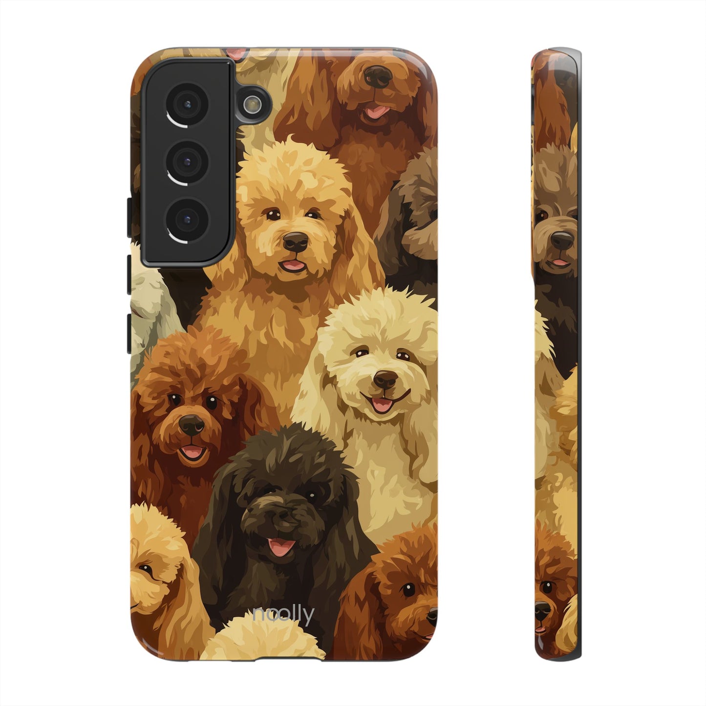 noolly Puppy Parade Poodle Tough Phone Case