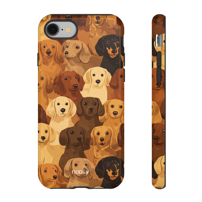 noolly Puppy Parade Dachshund Tough Phone Case