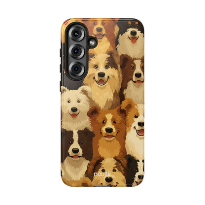 noolly Puppy Parade Border Collie Tough Phone Case