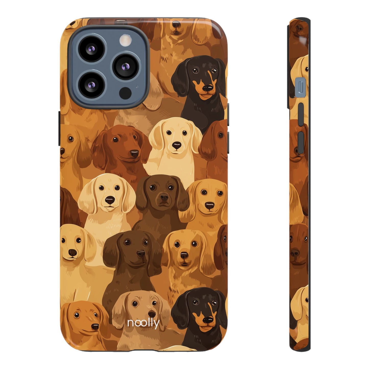noolly Puppy Parade Dachshund Tough Phone Case