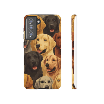 noolly Puppy Parade Labrador Retriever Tough Phone Case