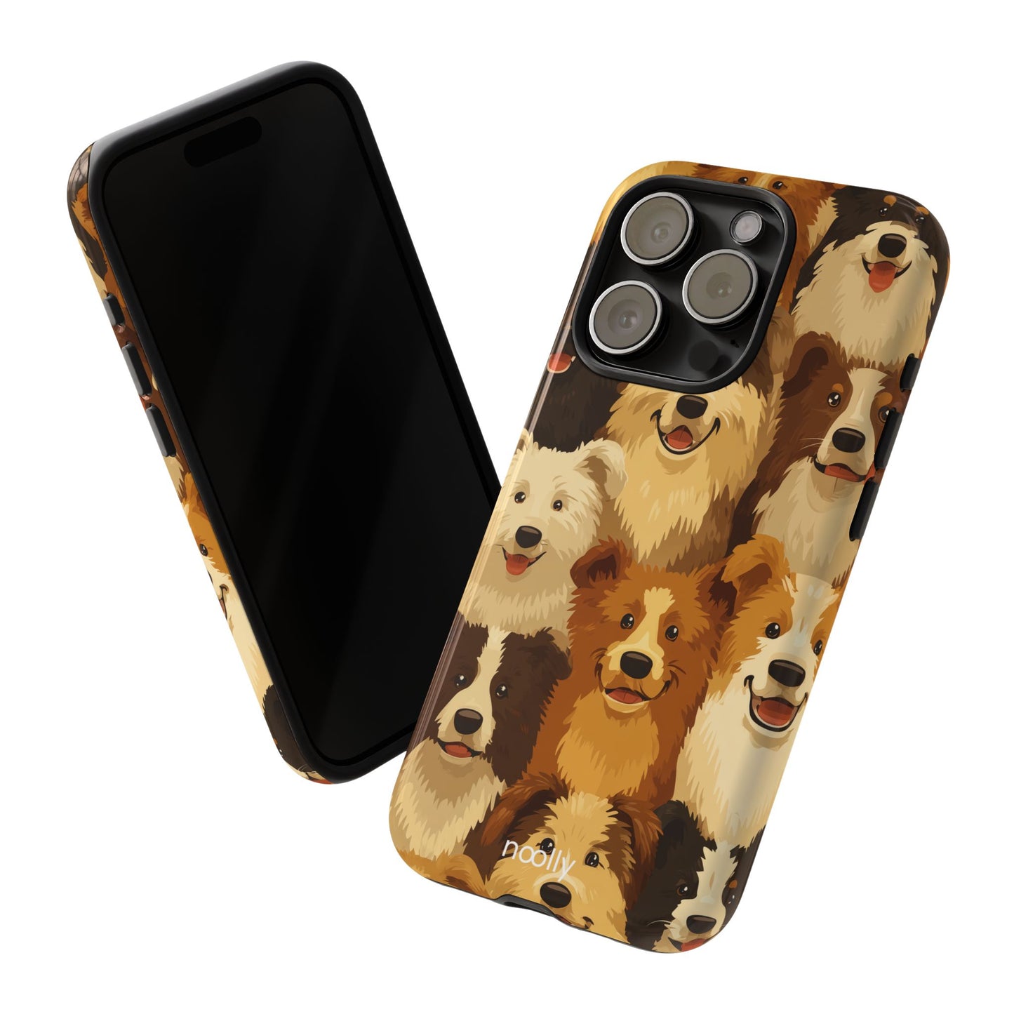 noolly Puppy Parade Border Collie Tough Phone Case
